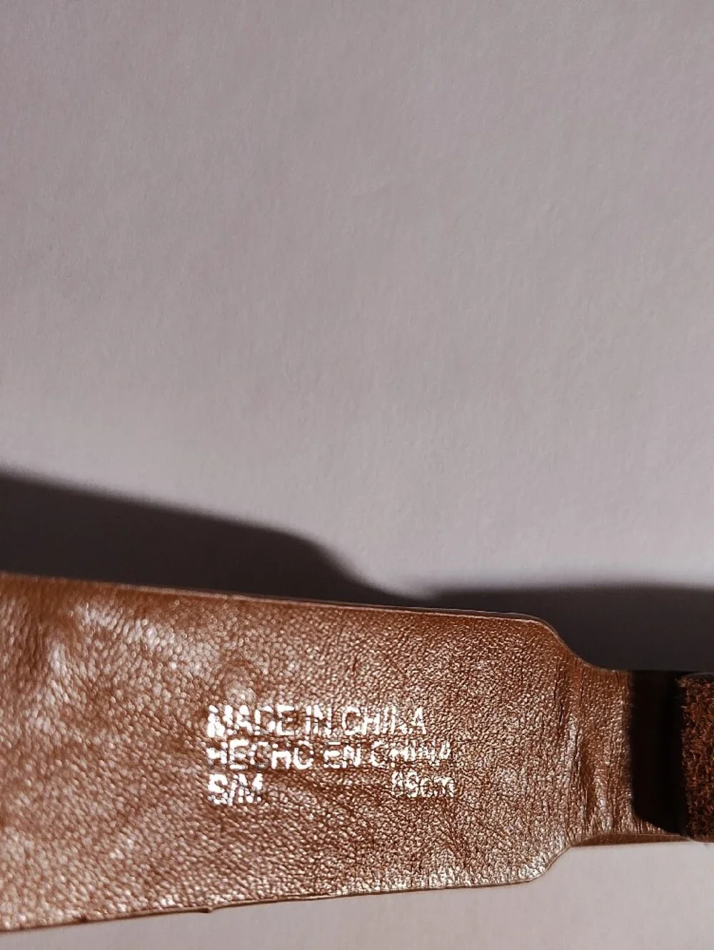 In Suede buckles without